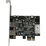 StarTech.com 2 Port PCI Express (PCIe) SuperSpeed USB 3.0 Card Adapter with UASP - LP4 Power - Alternate-Image1