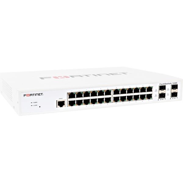 Fortinet FortiSwitch FS-124E Ethernet Switch for Fortinet FortiSwitch 100 FS-124E - Alternate-Image1