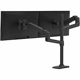 Ergotron Desk Mount for Monitor, Display, TV - Matte Black - Alternate-Image1