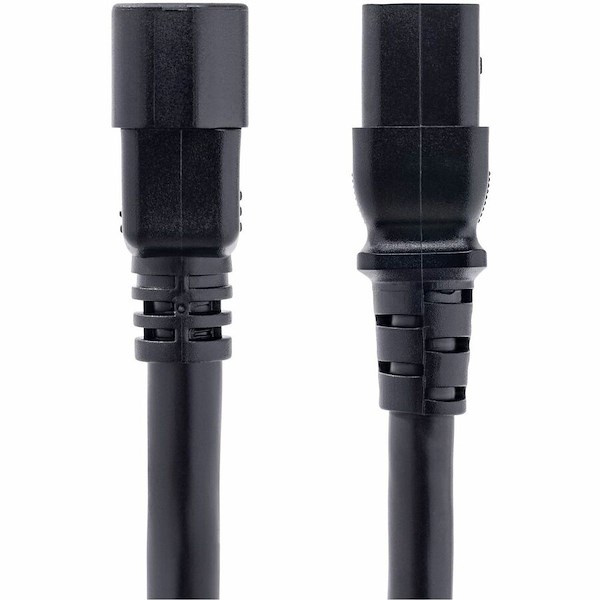 StarTech.com 6ft (1.8m) Heavy Duty Power Cord, C14 to C19, 15A 250V, 14AWG, PDU Power Cord, Server Power Cable, UL Listed - Alternate-Image1