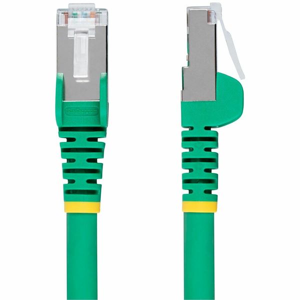 StarTech.com 1ft Green CAT6a Ethernet Cable, Snagless RJ45, 10G, 100W PoE, S/FTP, LSZH, 27AWG Pure Copper, 500MHz, Shielded Network Cord - Alternate-Image1