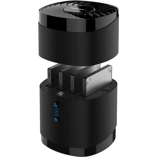 USB 3.0 4 Bay 2.5" Hard Drive/SSD Docking Station with Fan - Thumbnail 2