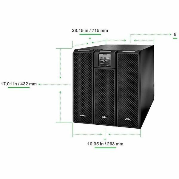 APC Smart-UPS SRT8KRMXLT-5KTF - Alternate-Image2