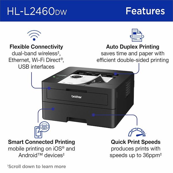 Brother  HL-L2460DW - Alternate-Image2