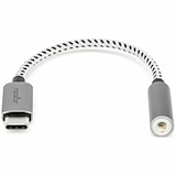 Rocstor Premium USB-C to Hi-Res 3.5mm Audio Adapter DAC 44.1/48/96KHz Sample Rate - Alternate-Image2