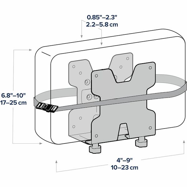 Ergotron CPU Mount for Thin Client, Flat Panel Display