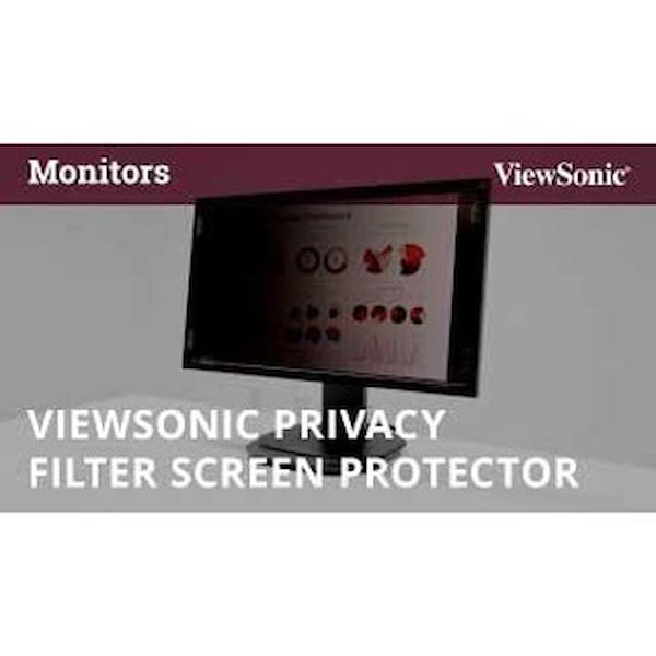 Viewsonic Privacy Filter Screen Protector Black - Alternate-Image3