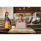3M Bright Screen Privacy Filter for 12.5in Laptop, 16:9, BP125W9B Black, Matte - Alternate-Image3
