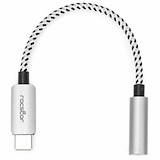 Rocstor Premium USB-C to Hi-Res 3.5mm Audio Adapter DAC 44.1/48/96KHz Sample Rate - Alternate-Image4