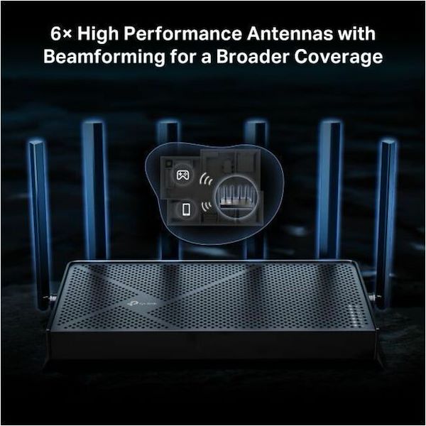 TP-Link Archer BE400 BE6500 Dual-Band Wi-Fi 7 Router - Thumbnail 5