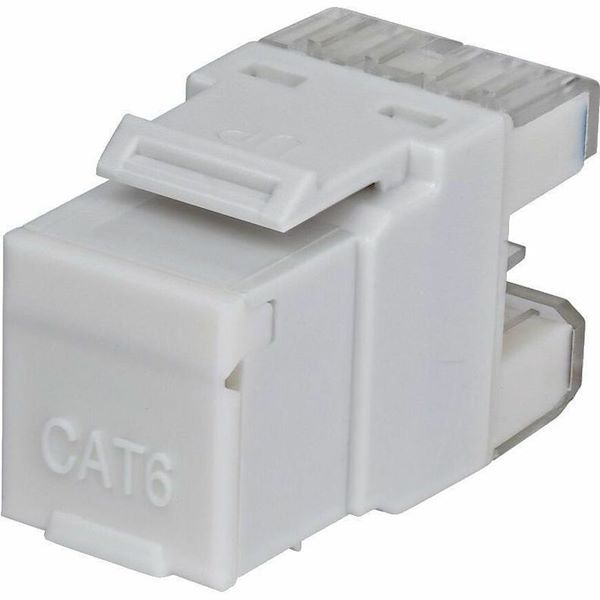 StarTech Cat6 Keystone Jack, 24-Pack RJ45 Ethernet Keystone Jacks, UTP Cat6 Wall Jack, 180-Degree 110 Punch Down, White
