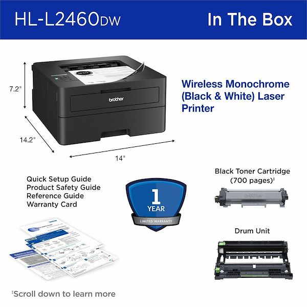 Brother  HL-L2460DW - Alternate-Image7