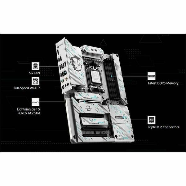 MSI  B850 GAMING PLUS WIFI PZ - Alternate-Image8