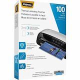 Fellowes Laminating Pouches - Letter, 3 mil, 100 Pack - Left