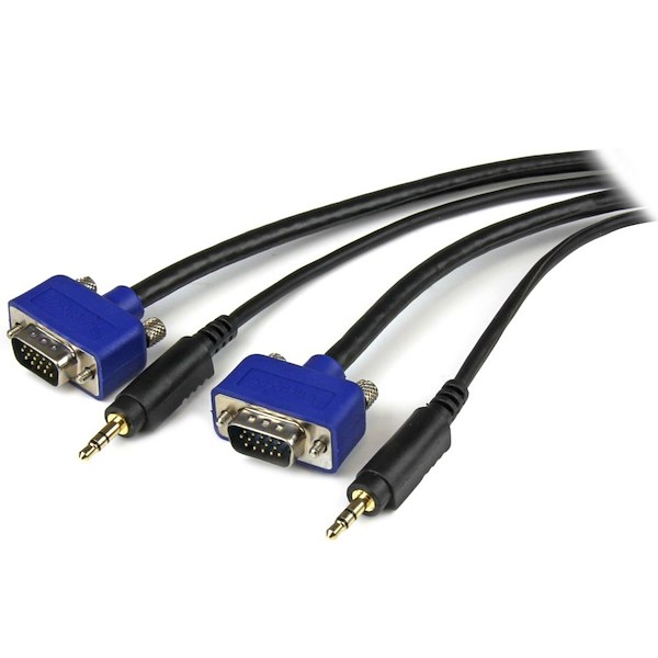 StarTech.com 6 ft Coax High Resolution Monitor VGA Cable w/ Audio - HD15 M/M - Original
