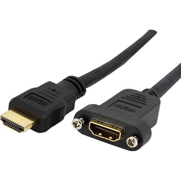 StarTech.com 3 ft Standard HDMI Cable for Panel Mount - F/M - Original