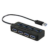 Sabrent 4-Port USB 3.0 Hub With Power Adapter - Original