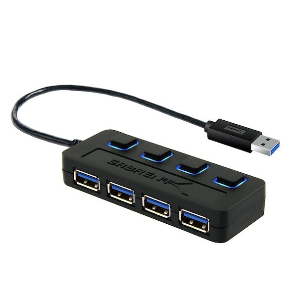 Sabrent 4-Port USB 3.0 Hub With Power Adapter - Original