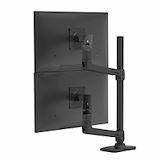 Ergotron Desk Mount for Monitor, Display, TV - Matte Black - Original