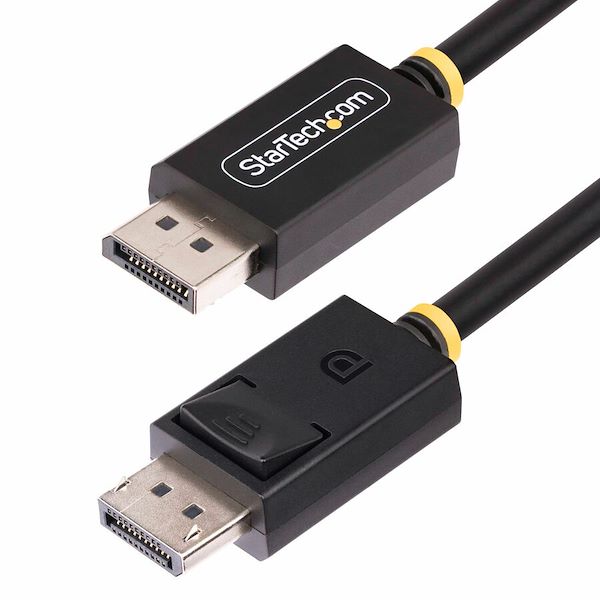 StarTech.com 3ft DisplayPort 2.1 Cable, VESA Certified DP80 DisplayPort Cable w/UHBR20/HDR/DSC 1.2a/HDCP 2.2, 16K/8K 60Hz, DP 2.1 Cord - Original