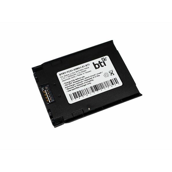 BTI BTRY-TC51-43MA1-01-BTI 3.7V 15.54WH LI-ION SCANNER BATTERY FOR ZEBRA