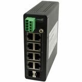 Transition Networks Unmanaged Hardened Gigabit Ethernet PoE+ Switch for Transition Networks  SISTP1040-382-LRT