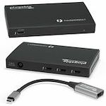 Plugable 4-Port Thunderbolt 4 Hub, Connect & Charge on Each Downstream TBT4 / USB4 Port